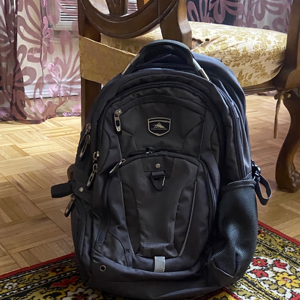 High Sierra Black Backpack